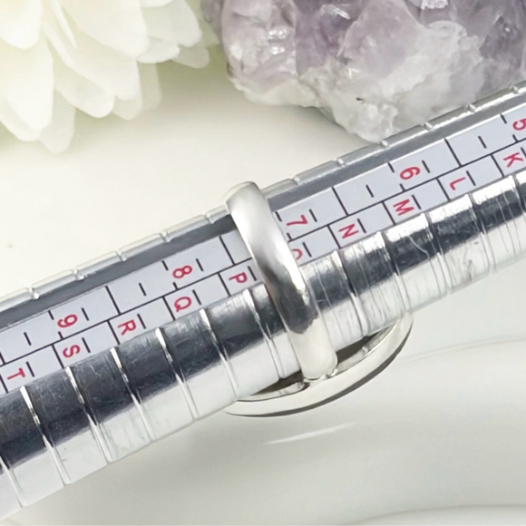 Sterling Silver 925 Purple Labradorite Ring Size 7 1/4 7.25 Boho New - Picture 8 of 8